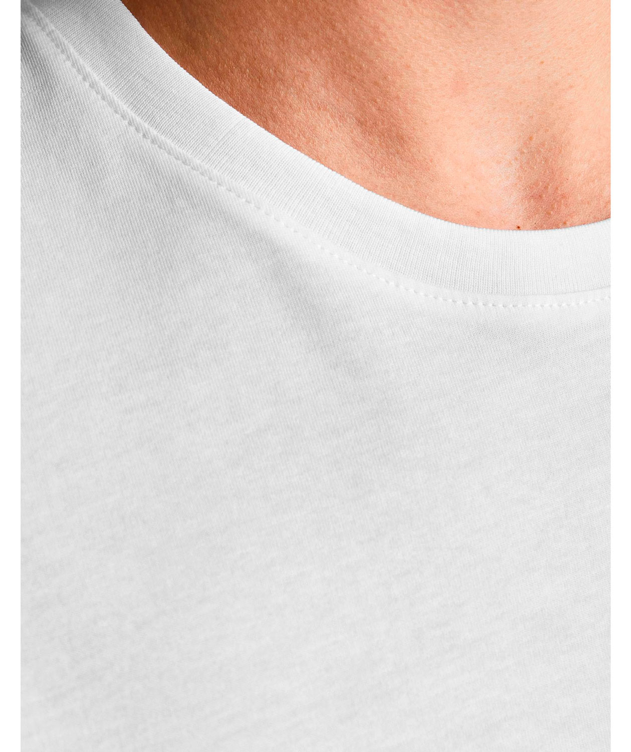 Jack & Jones JJEORGANIC 5-pack T-shirt, White/Navy/Black, large image number 5