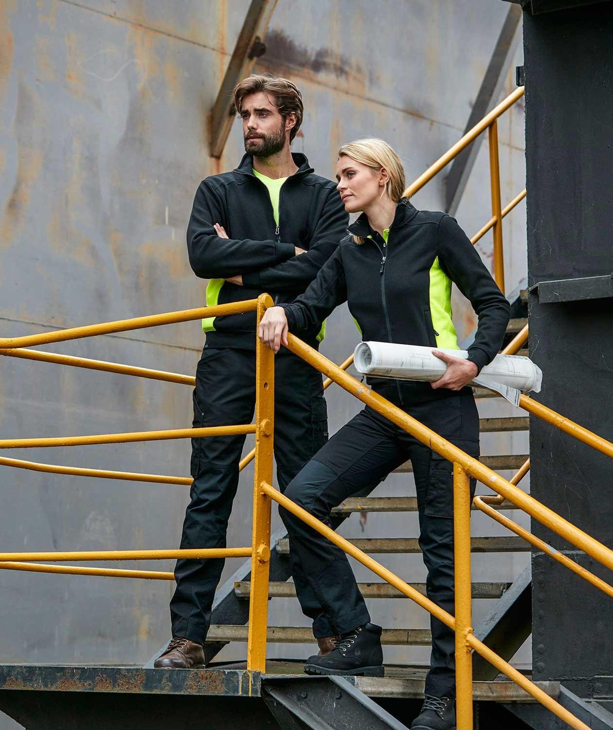 South West Lincoln sweatshirt, Svart/Gul