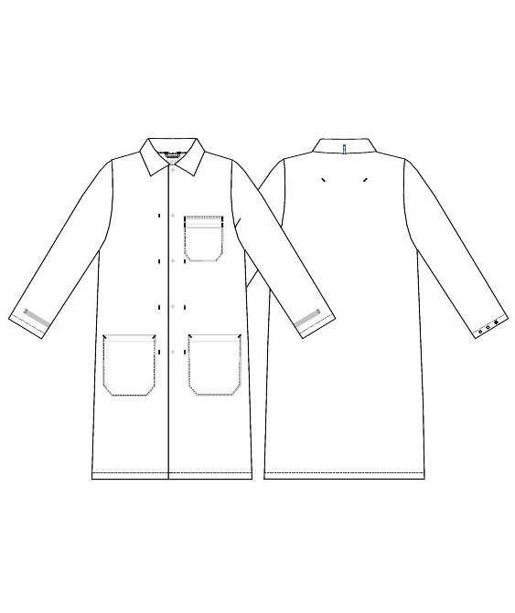 Kentaur Kittel, HACCP-gepr&uuml;ft,, K&ouml;nigsblau, large image number 2