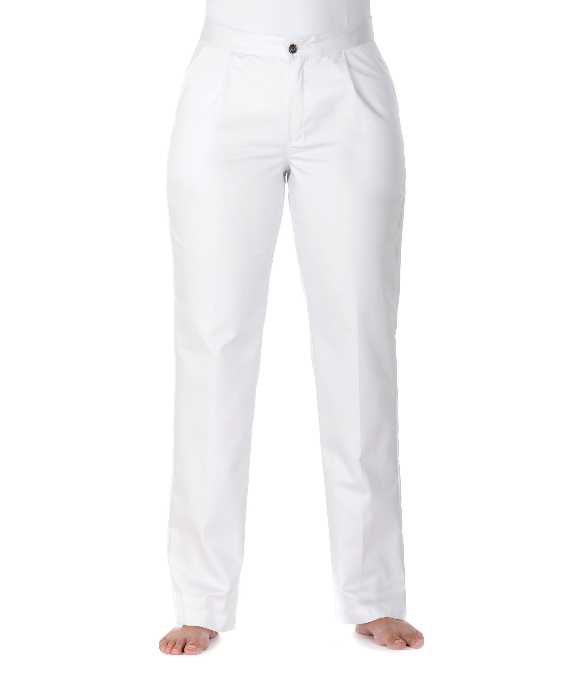 Jyden Workwear 1943 women's chefs trousers, White, large image number 0