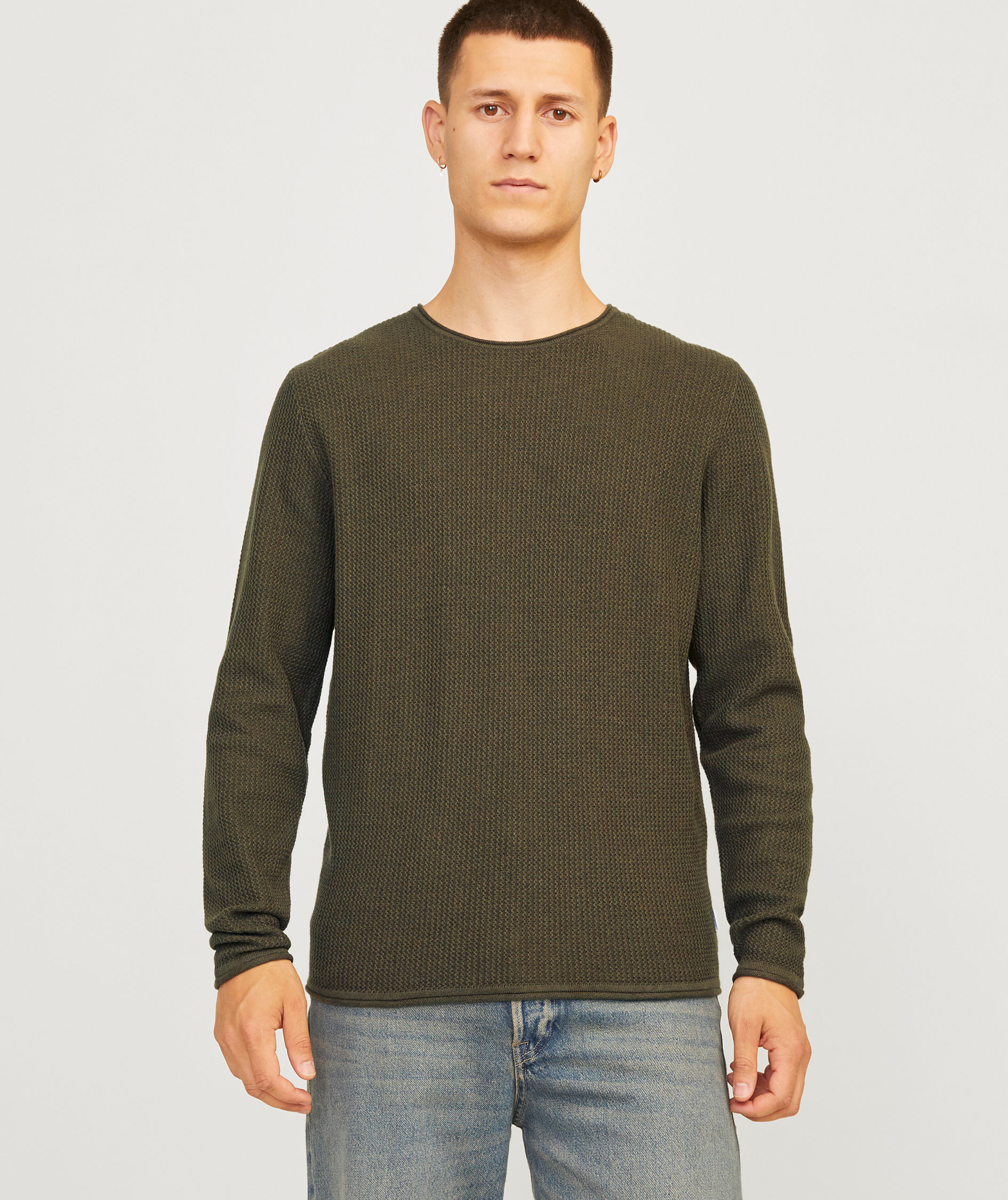 Jack & Jones JJECOOPER knitted pullover, Olive night