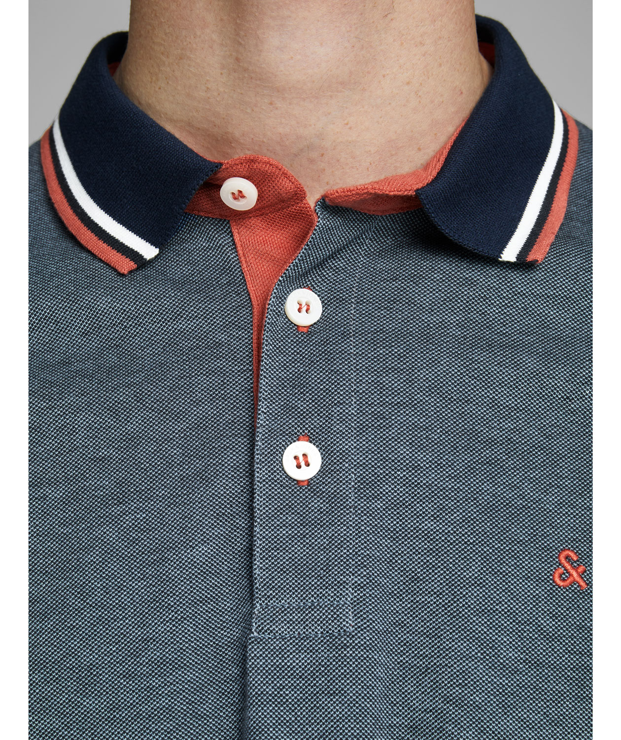 Jack & Jones JJEPAULOS Poloshirt, Denim Blue, large image number 3