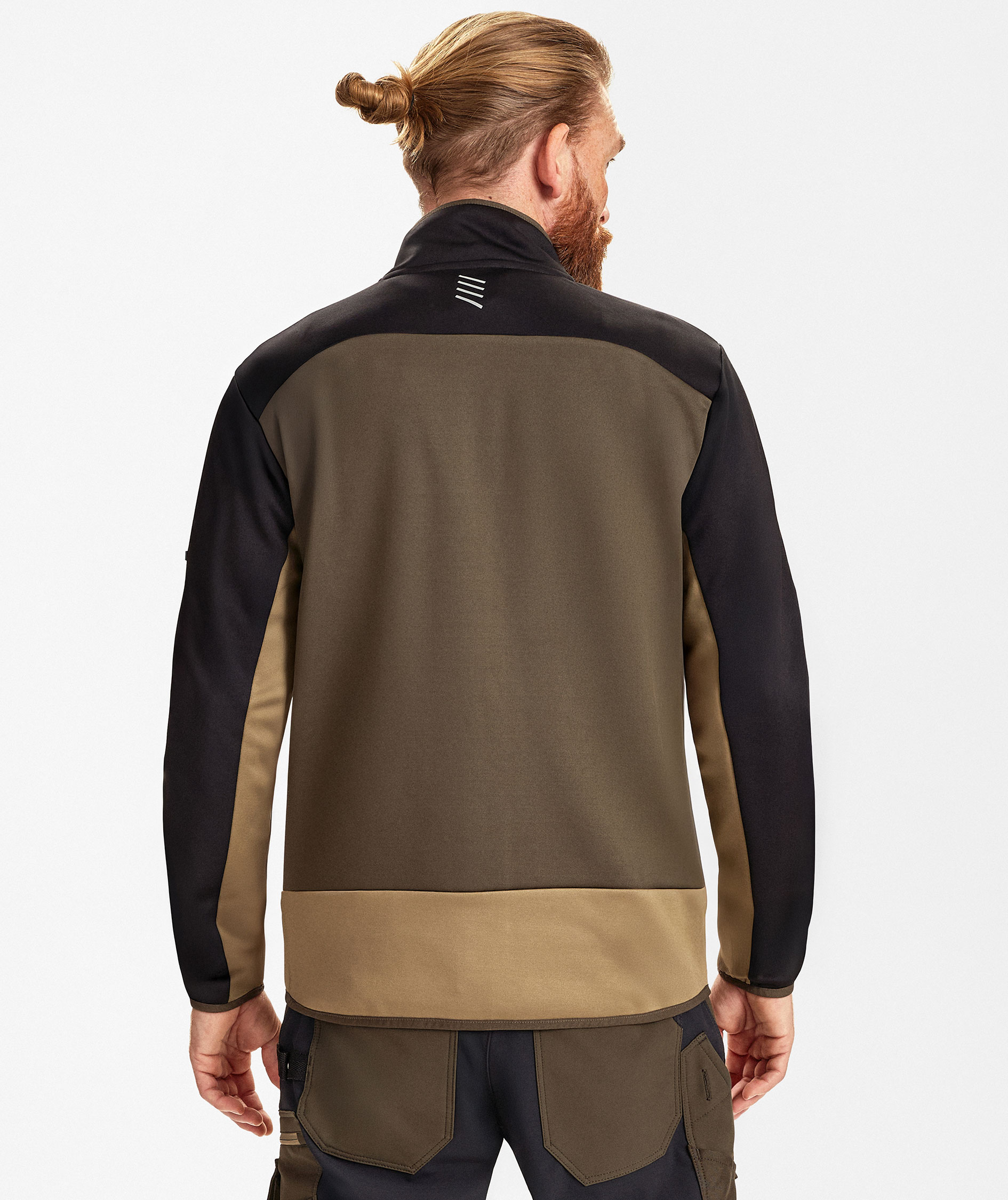 Engel Entire midlayer Cardigan, Forest Green/Black, large image number 5