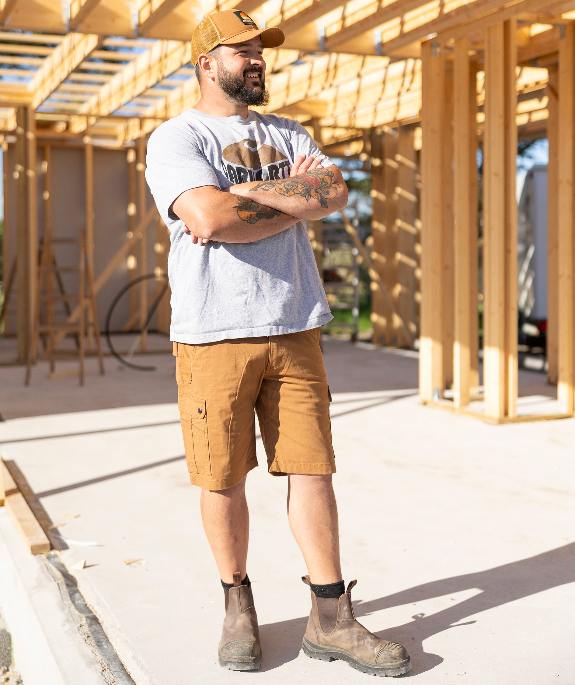 Carhartt Ripstop Cargo shorts, Carhartt Brown