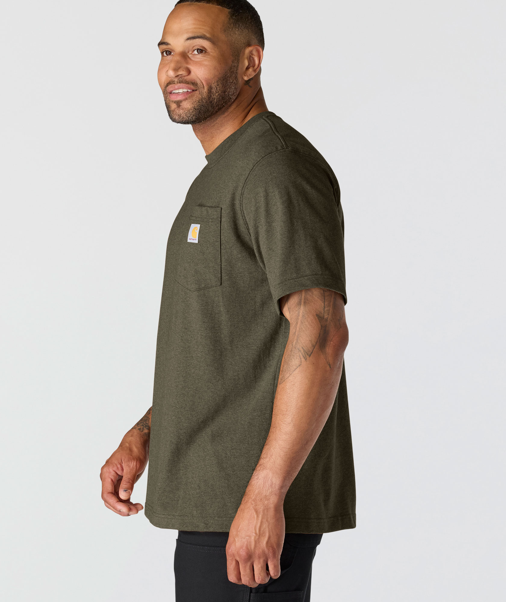 Carhartt Dearborn T-shirt, Burnished Logs Heather, large image number 5