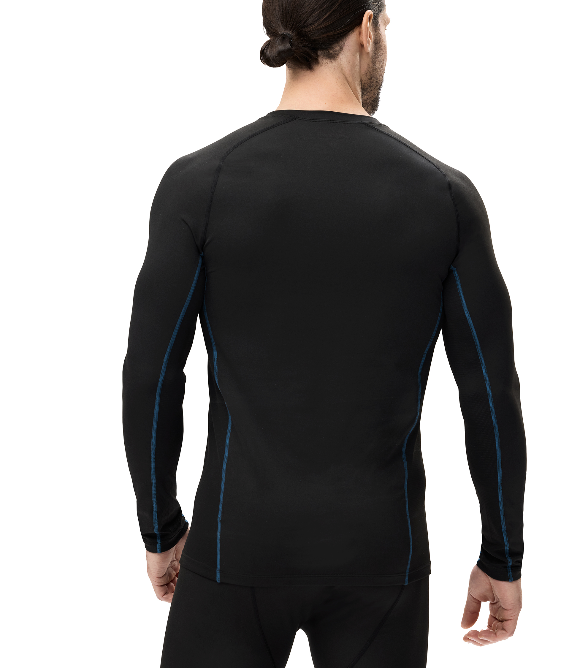 Snickers baselayer genser 9493, Black, large image number 3