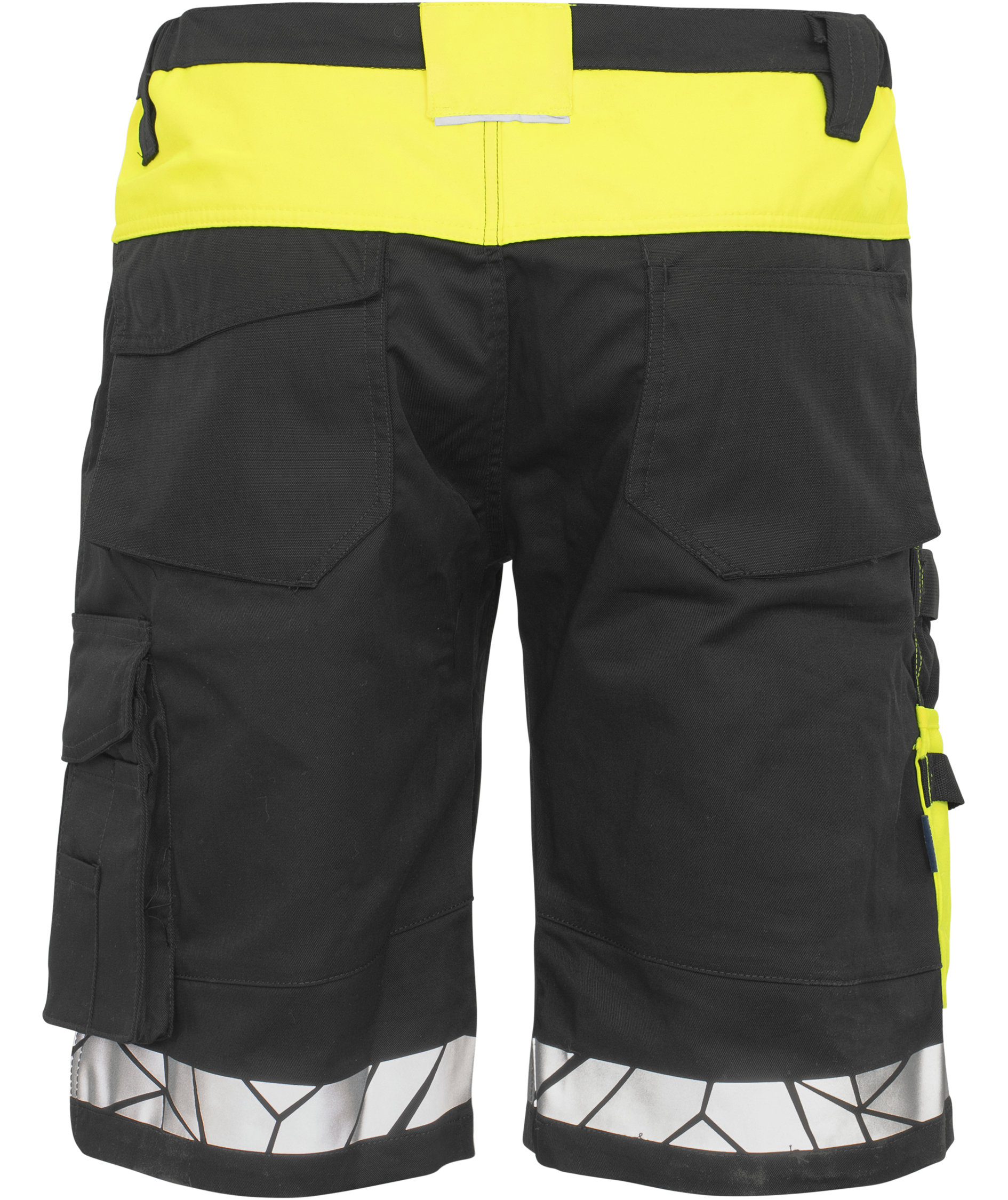 ProJob arbetsshorts 7510, Svart/Gul, large image number 2