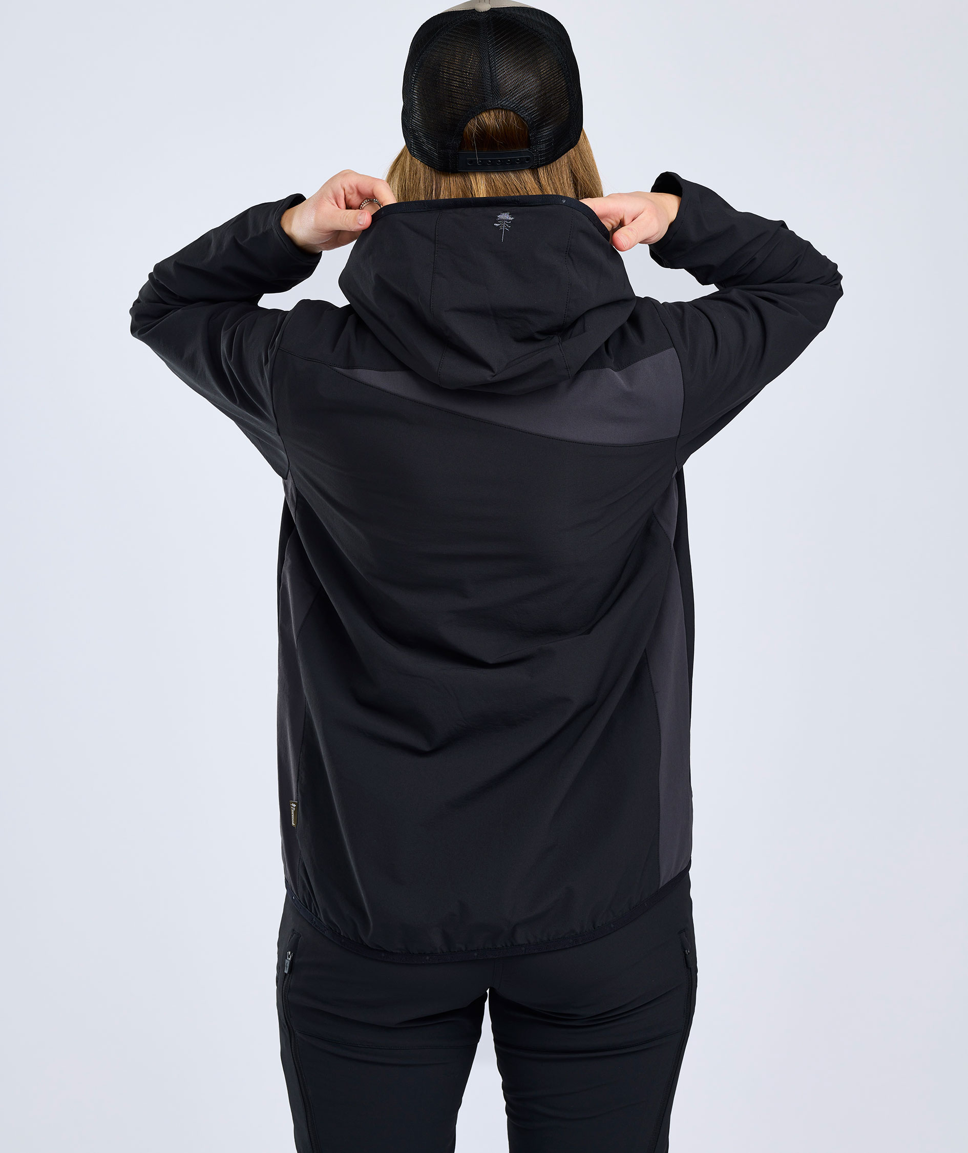 Pinewood Abisko Light damejakke, Black/Dark Anthracite, large image number 3