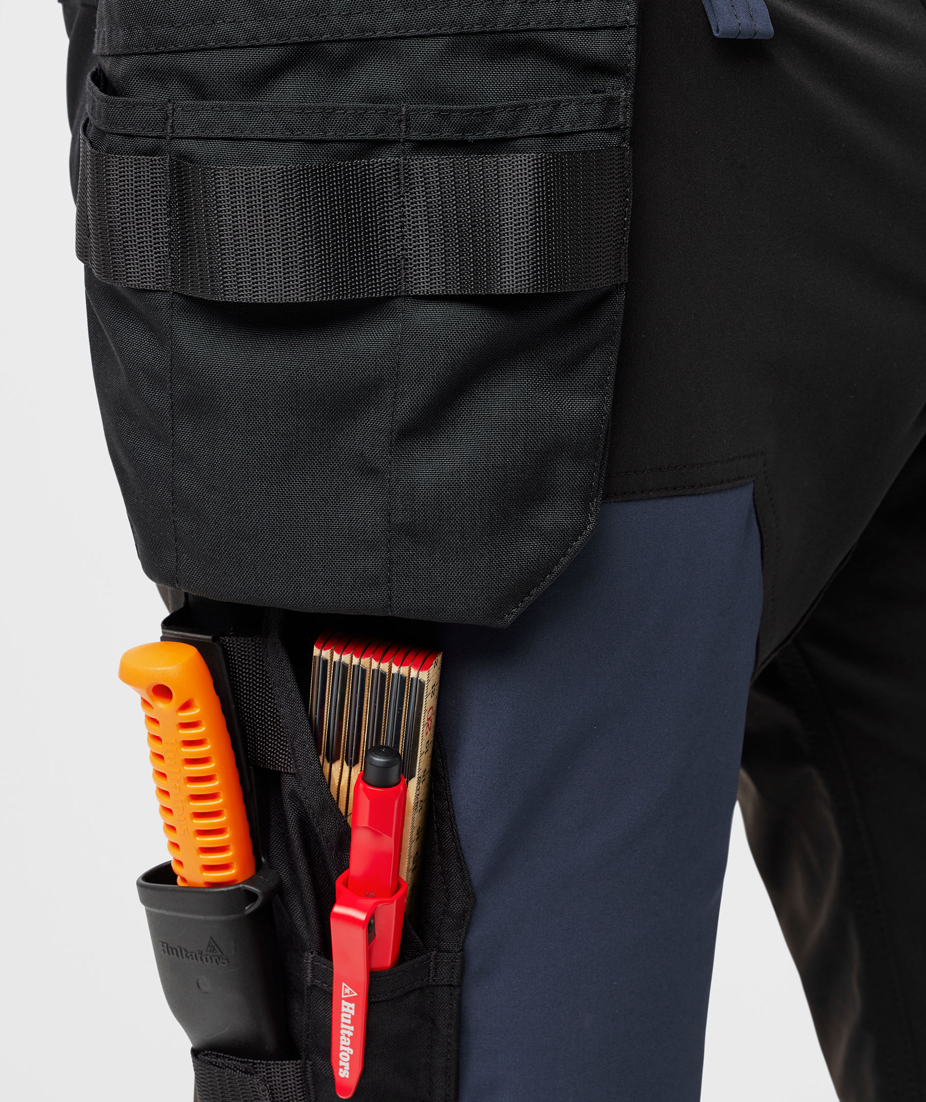 Snickers AllroundWork h&aring;ndverkershorts 6175 full stretch, Navy/black, large image number 7