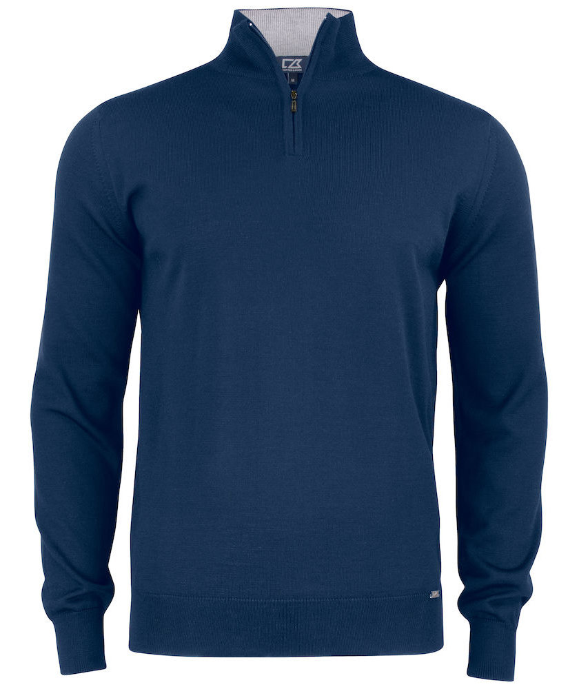 Cutter & Buck Everett  Sweatshirt mit Merinowolle, Dunkle Marine, Dunkle Marine, swatch