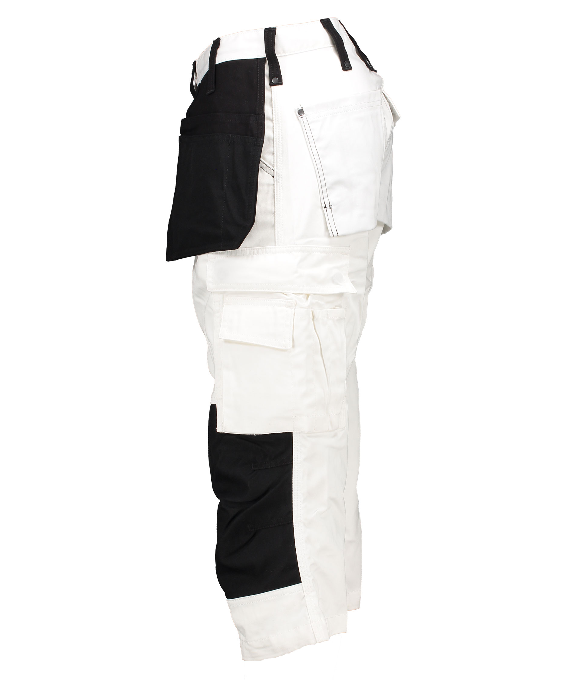 Worksafe hantverkspiratbyxa, White/black, large image number 2