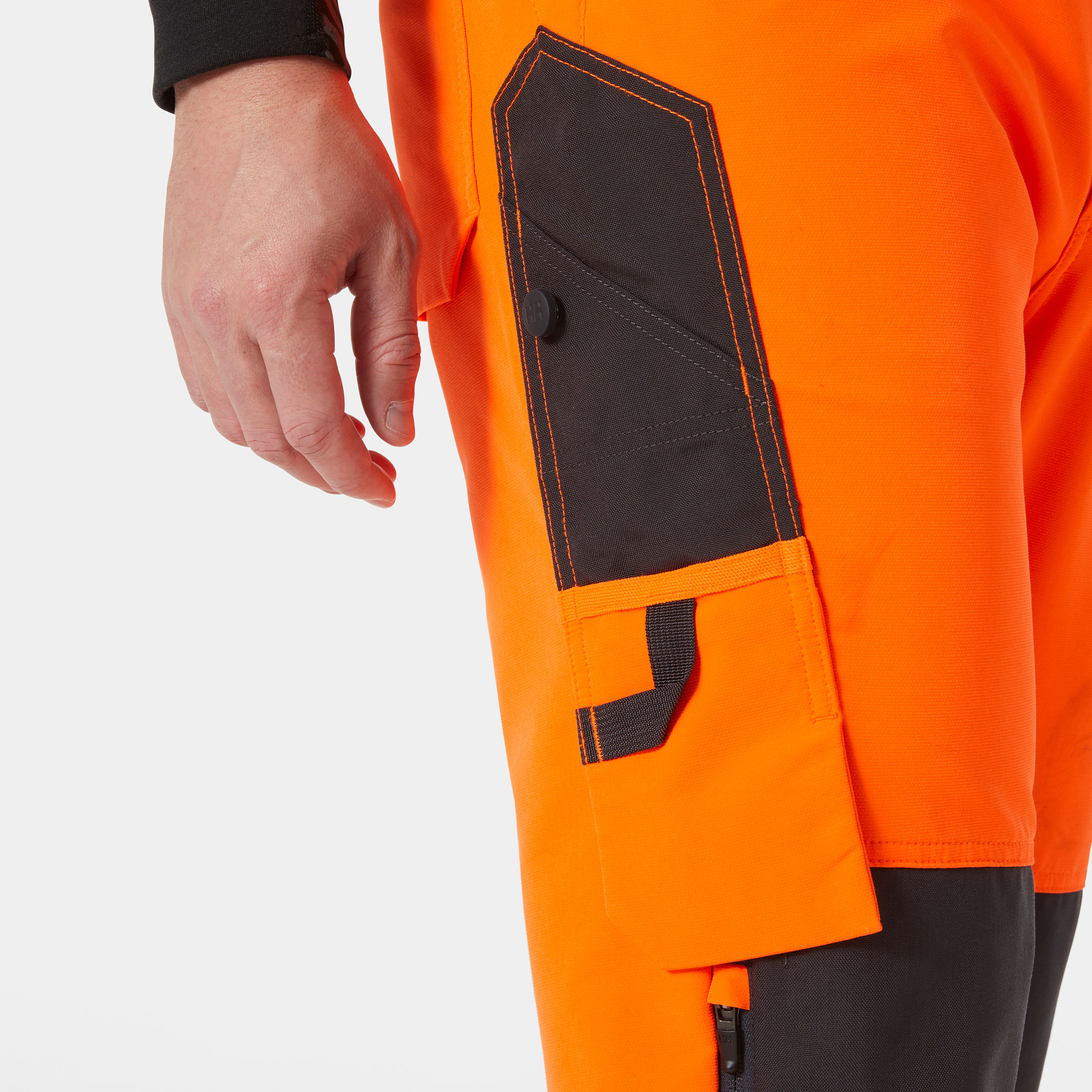 Helly Hansen Alna 4X h&auml;ngselbyxa full stretch, Varsel Orange/Ebony, large image number 6