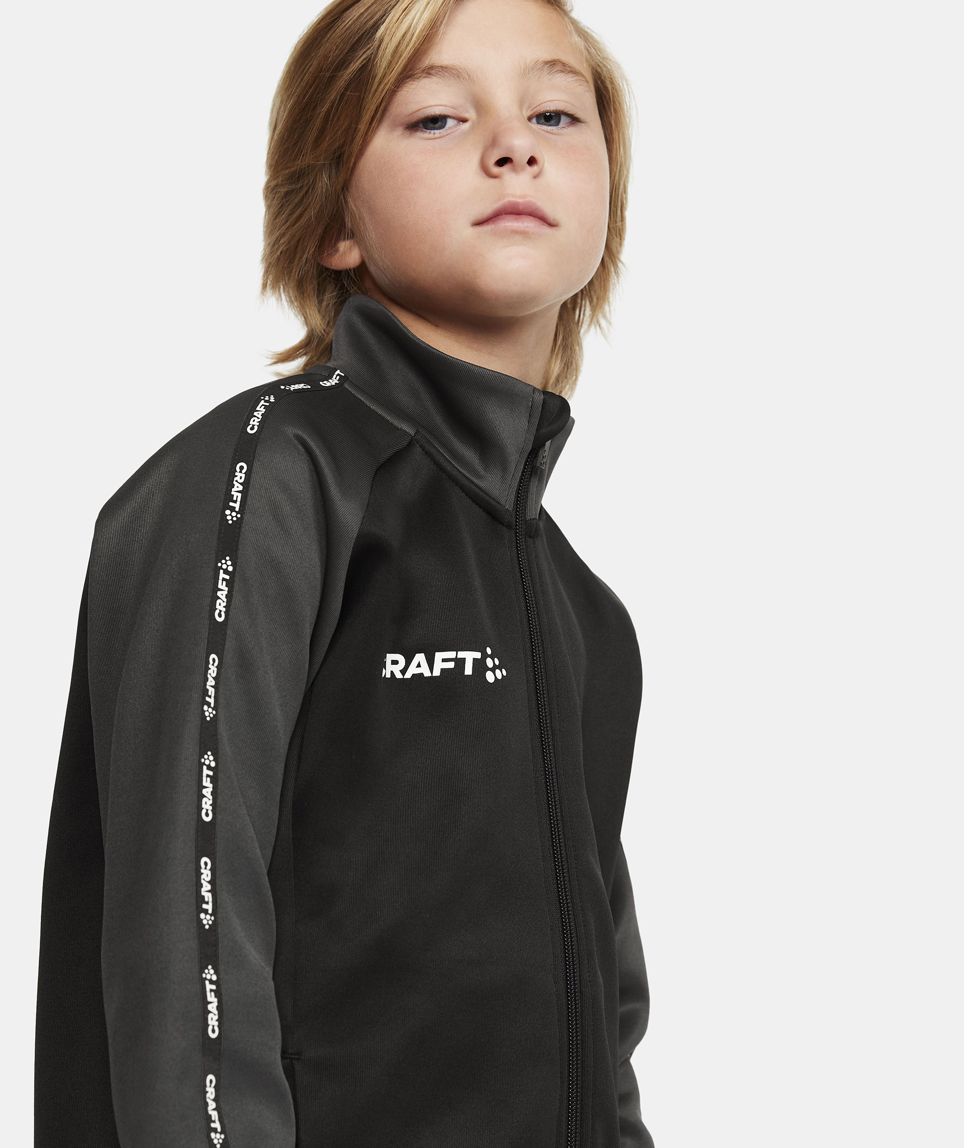 Craft Squad 2.0 cardigan for kids, Black/Granite, large image number 3