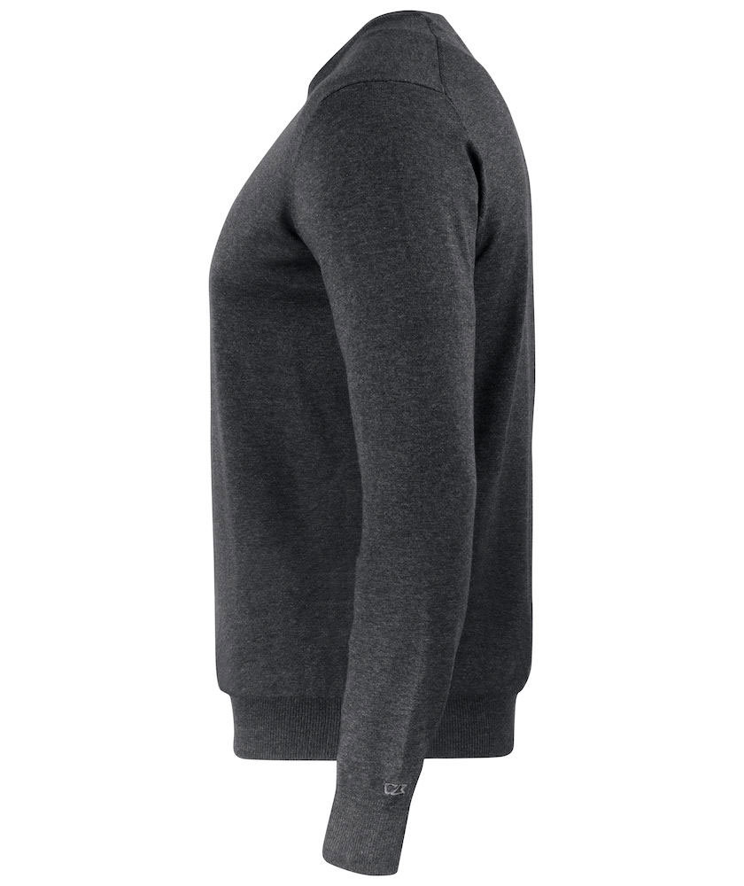 Cutter & Buck Oakville Crewneck, Antracitmelerad, large image number 3