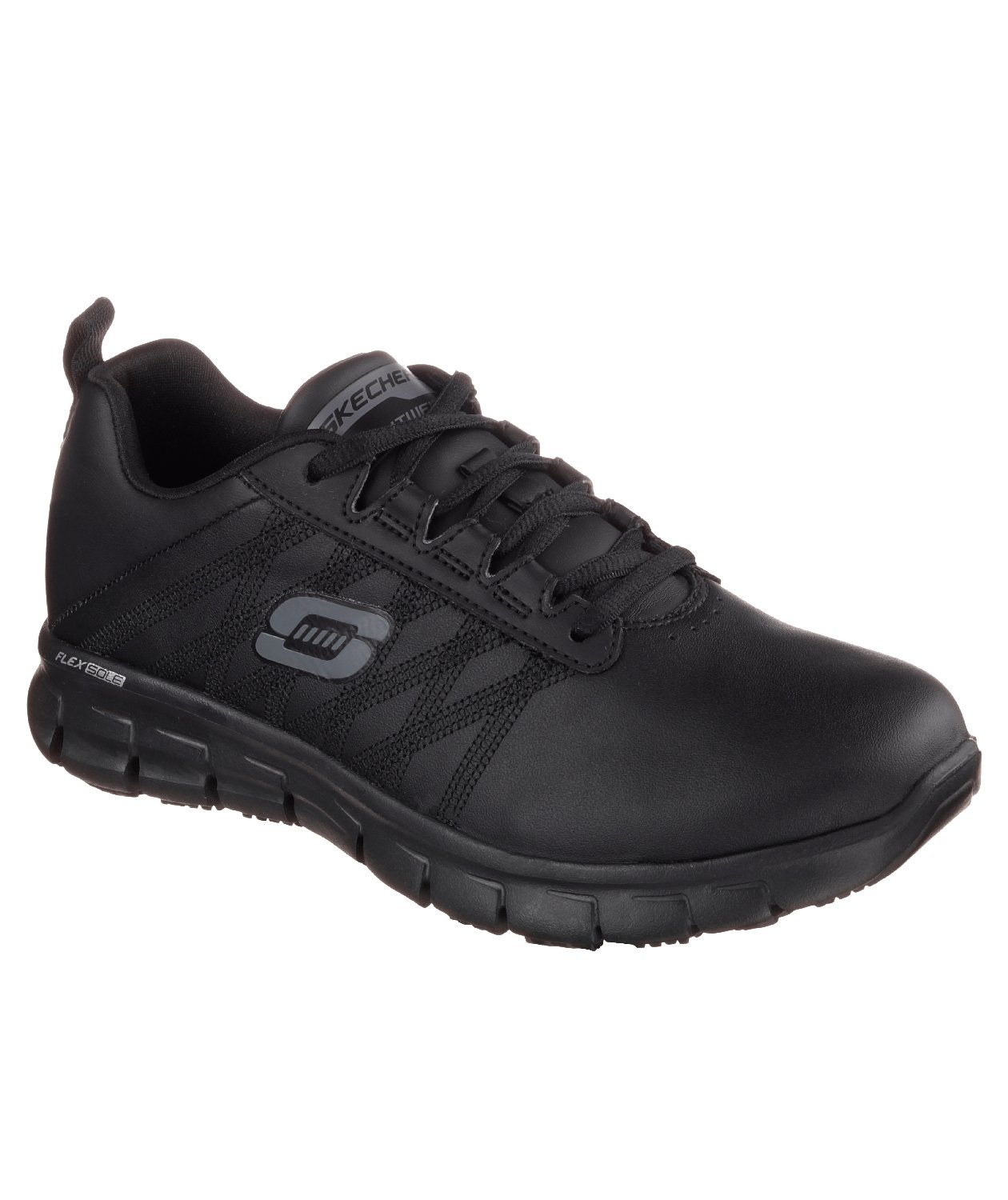 Skechers Sure Track SR Erath II dame arbejdssko OB, Sort