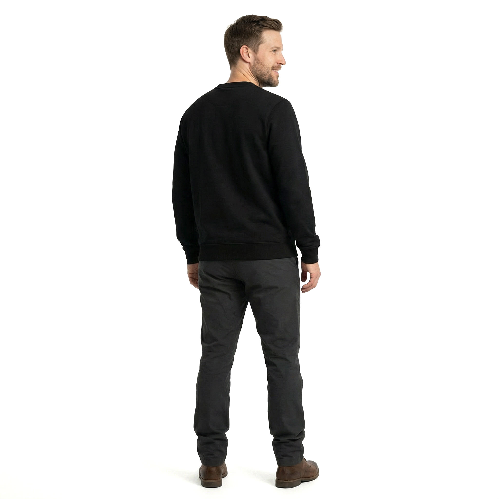 Westborn light sweatshirt, Black, large image number 3