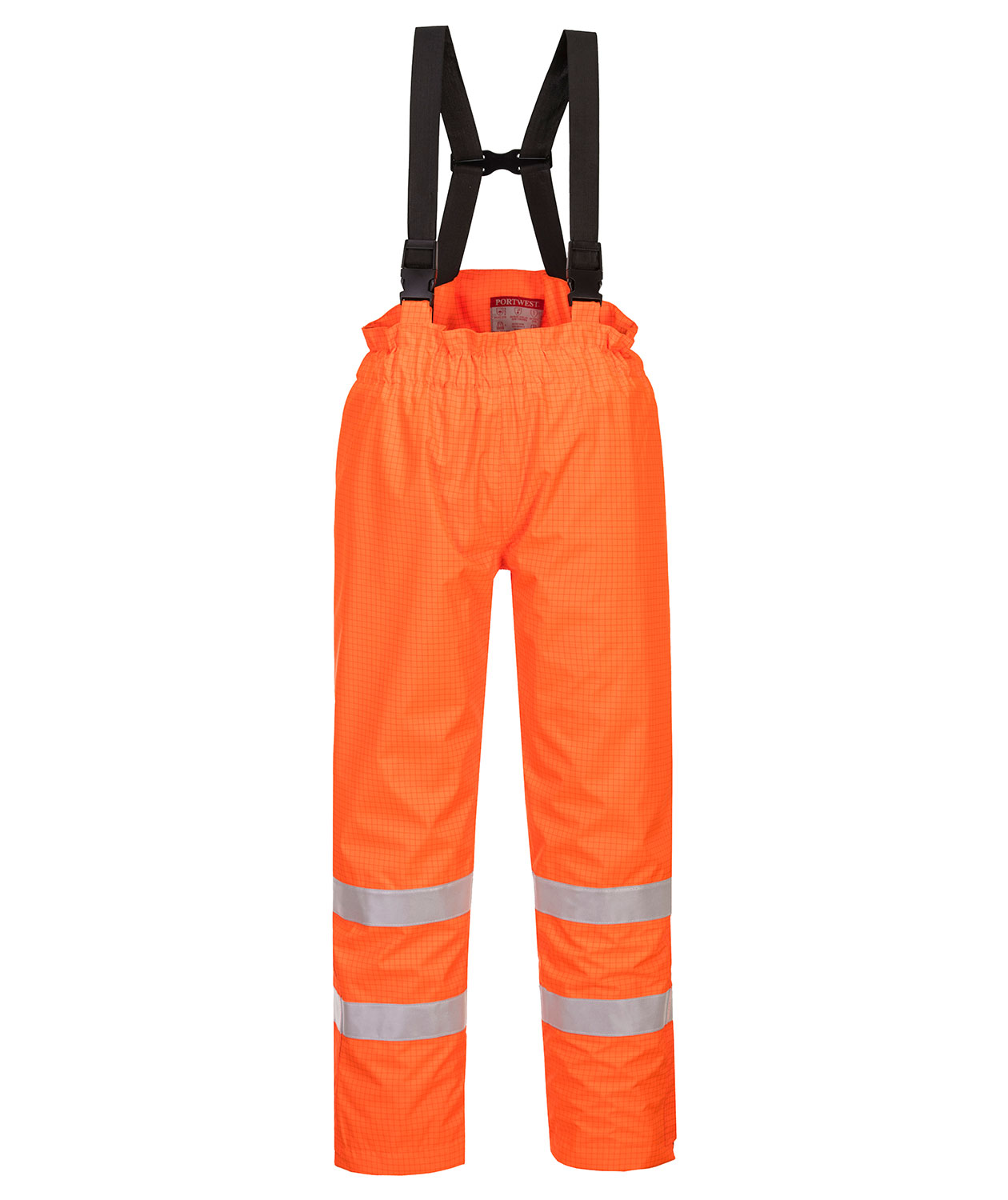 Portwest BizFlame fodrad regnbyxa, Varsel Orange