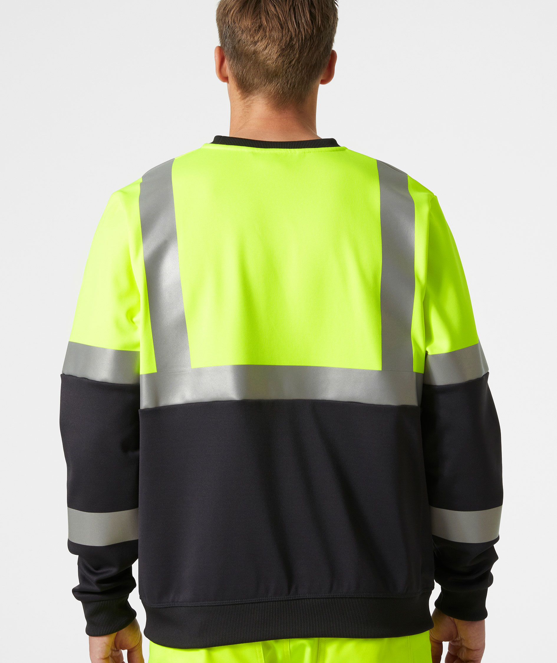 Helly Hansen Addvis Sweatshirt, Hi-vis Gelb/Ebony, large image number 3