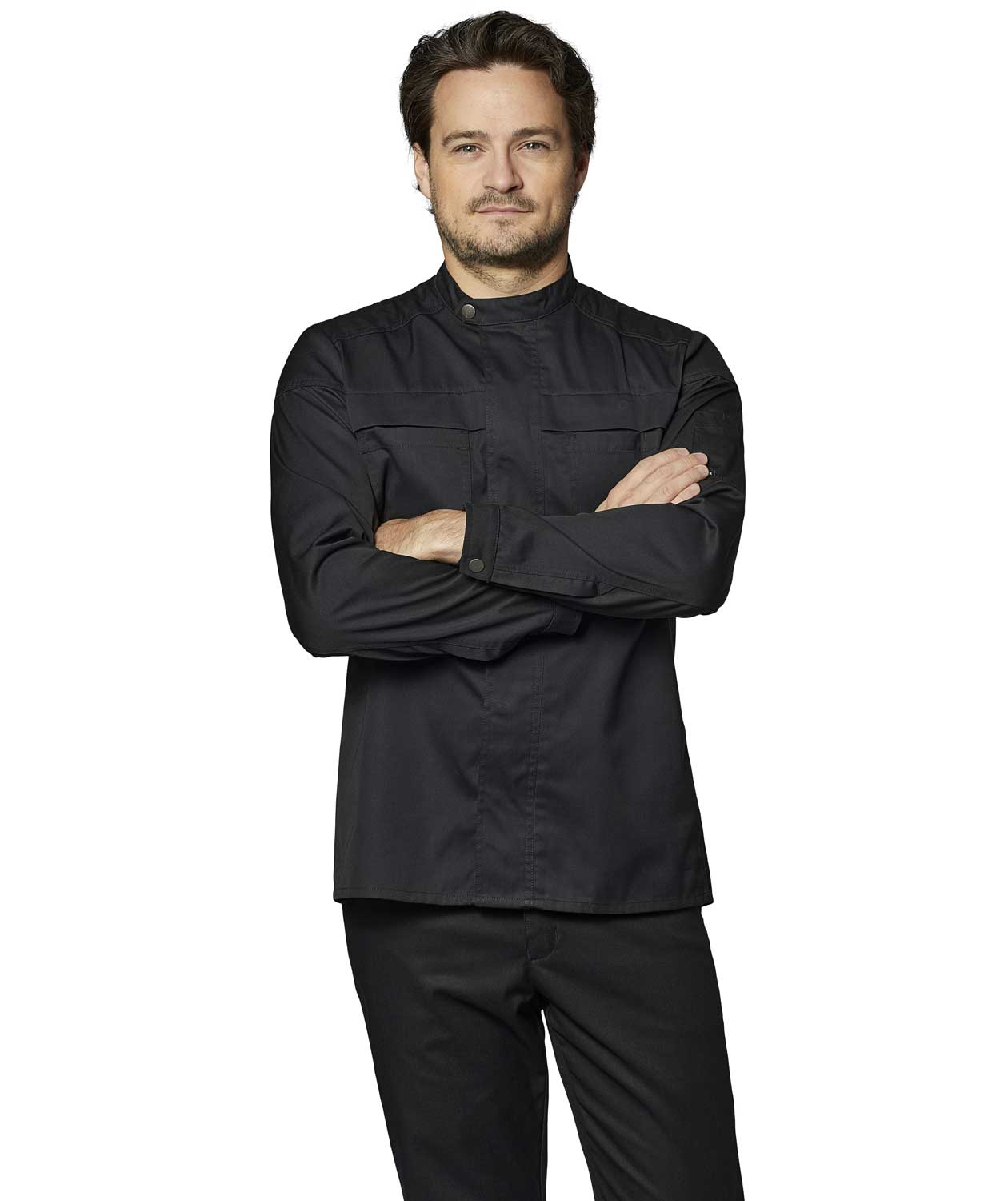 Kentaur Biker  kokke-/servicejakke, Svart