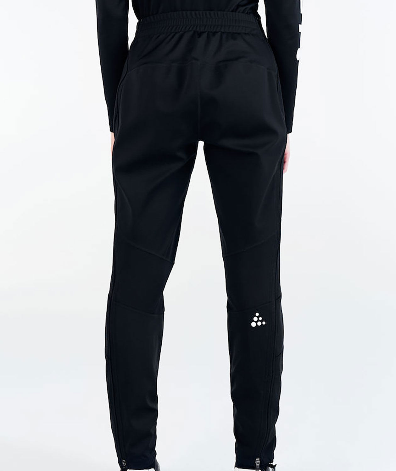 Craft Nordic Ski Club dame skibukser, Sort, large image number 3