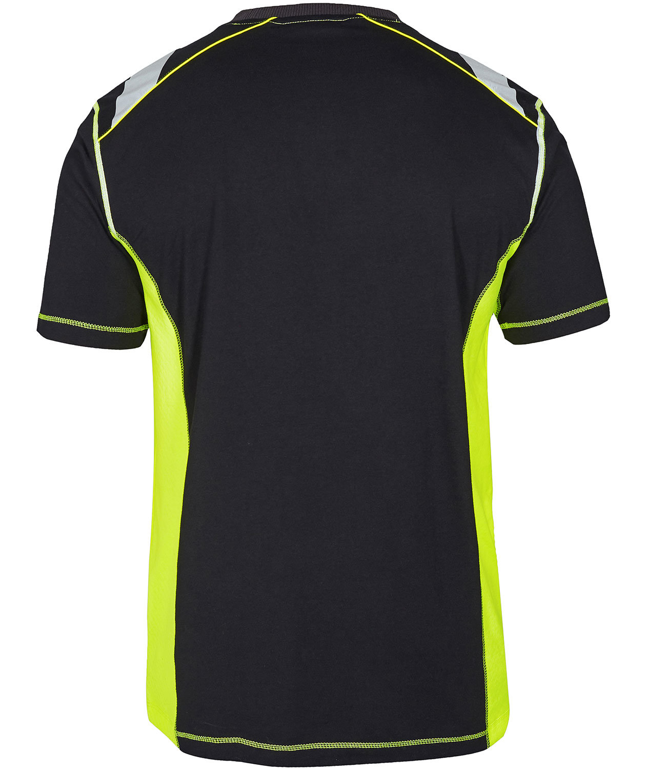 Engel Cargo T-skjorte, Svart/Gul, large image number 2