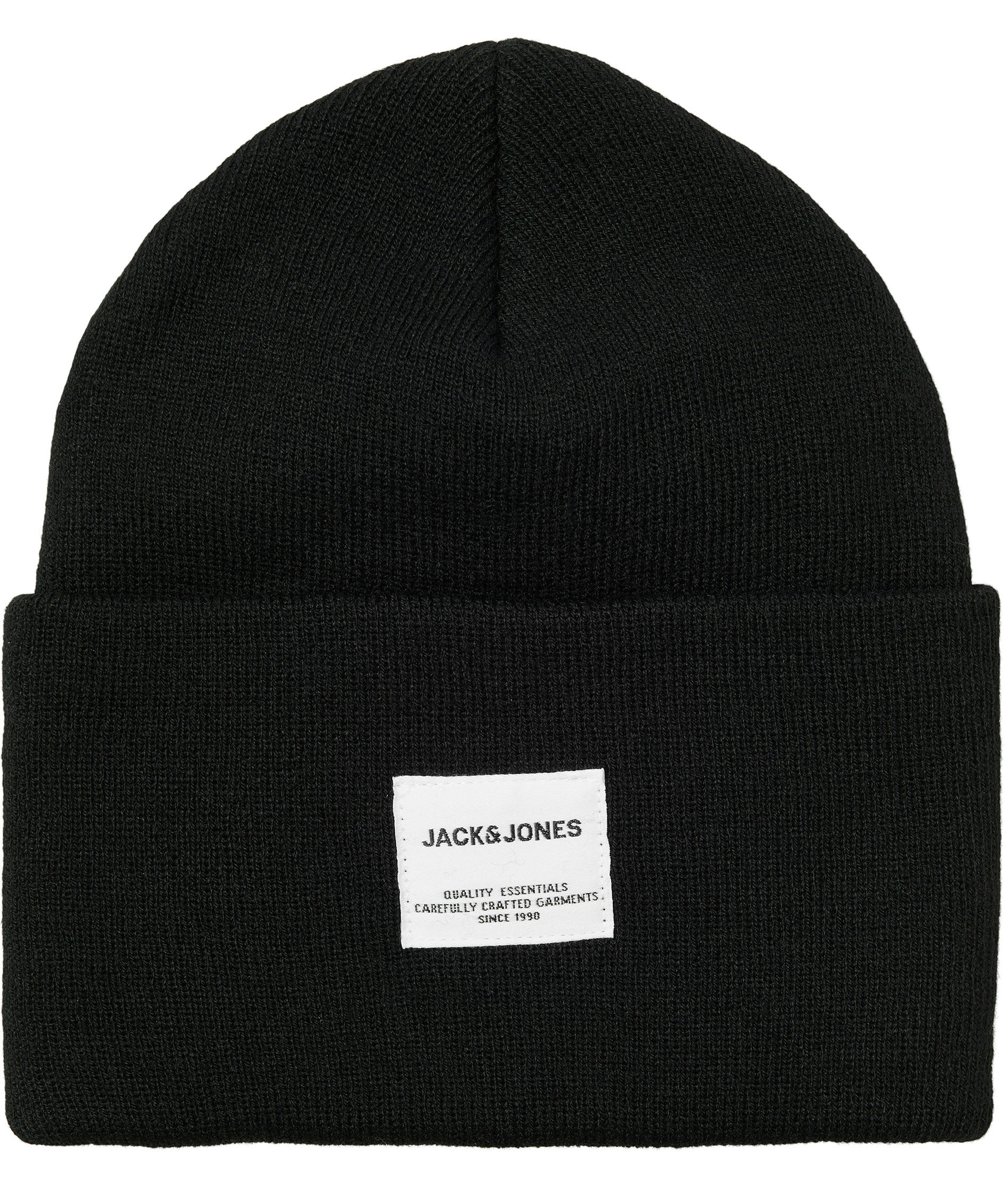 Jack & Jones JACLONG knitted beanie, Black