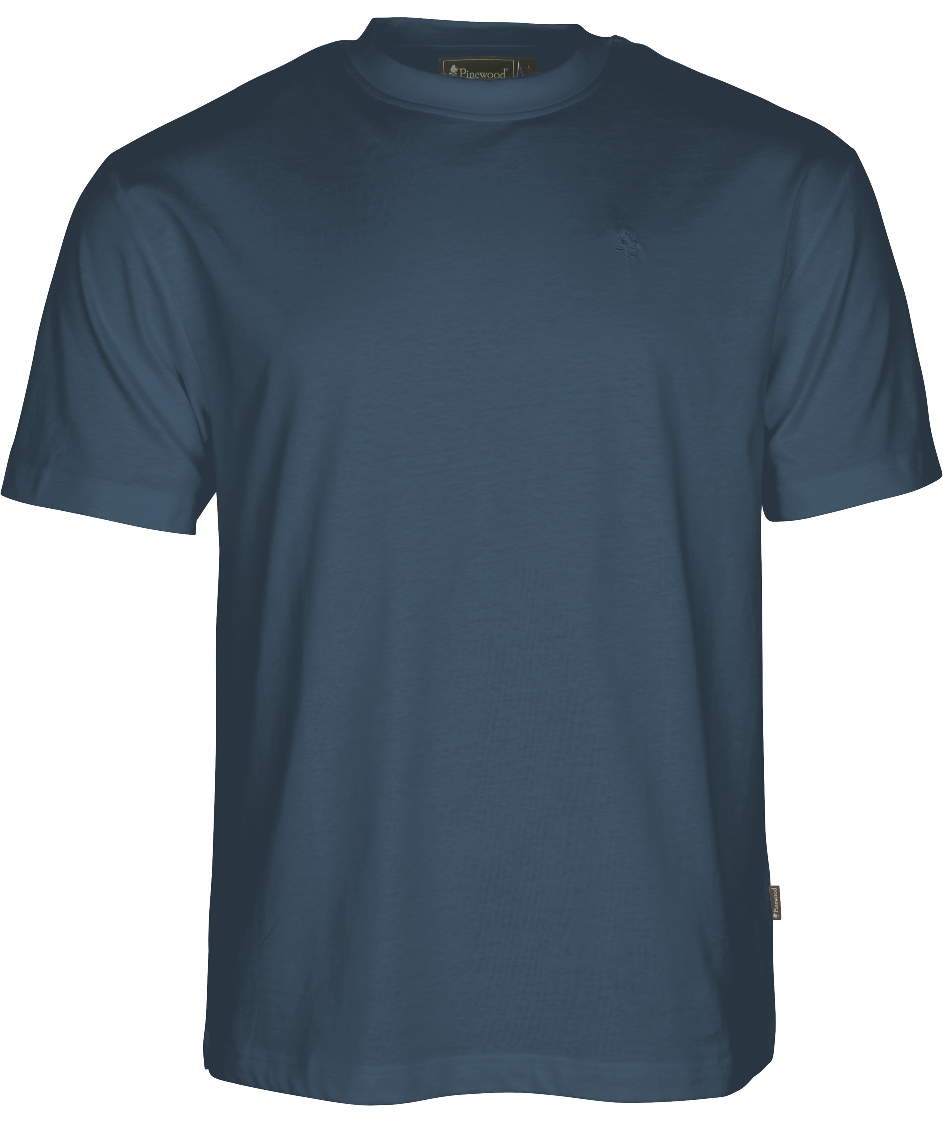 Pinewood 3-pak T-shirt, Azur Blue/Mossgreen/Black, large image number 6