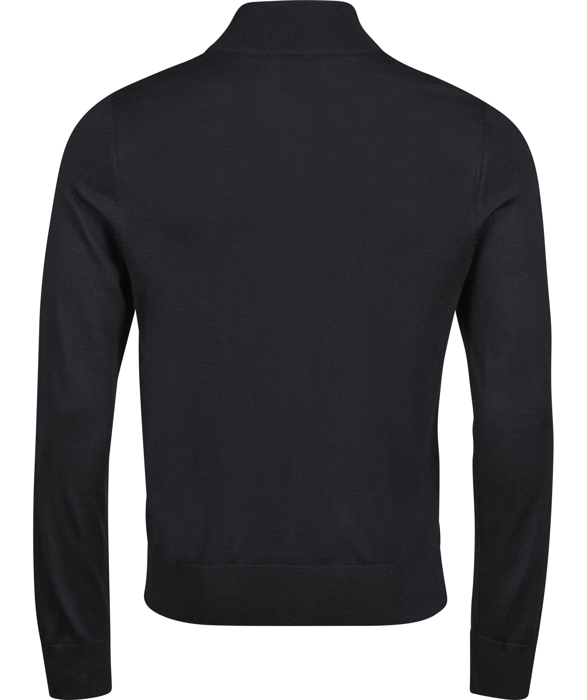Tee Jays Strick Cardigan mit Merinowolle, Schwarz, large image number 2