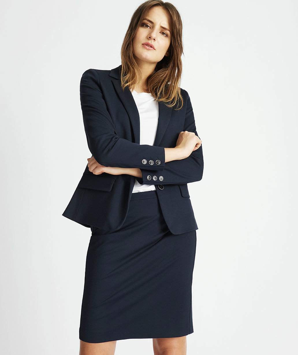 Claire Woman Nita dame skj&oslash;rt, Navy, large image number 2