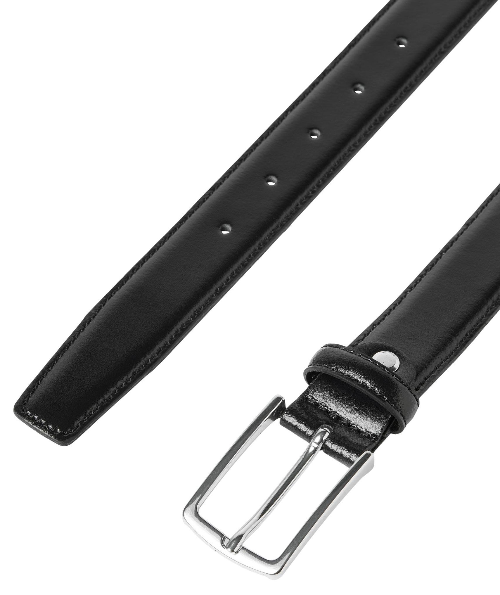 Jack & Jones JACCHRISTOPHER leather belt, Black, large image number 2