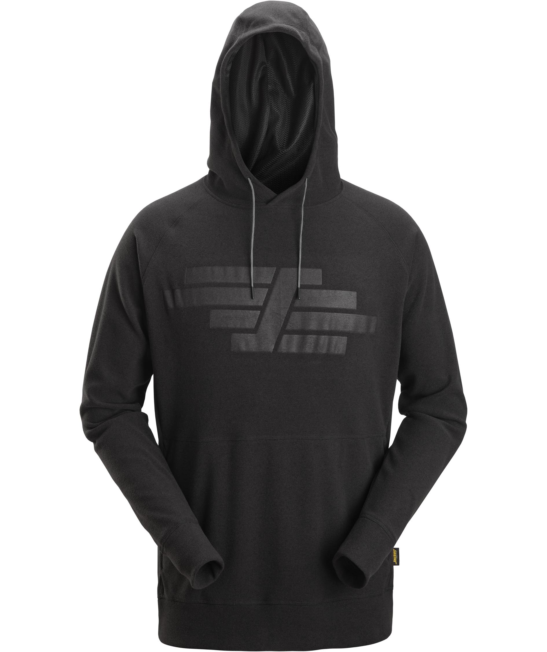 Snickers AllroundWork Polartec&reg; frott&eacute; hettegenser 8075, Black, Black, swatch