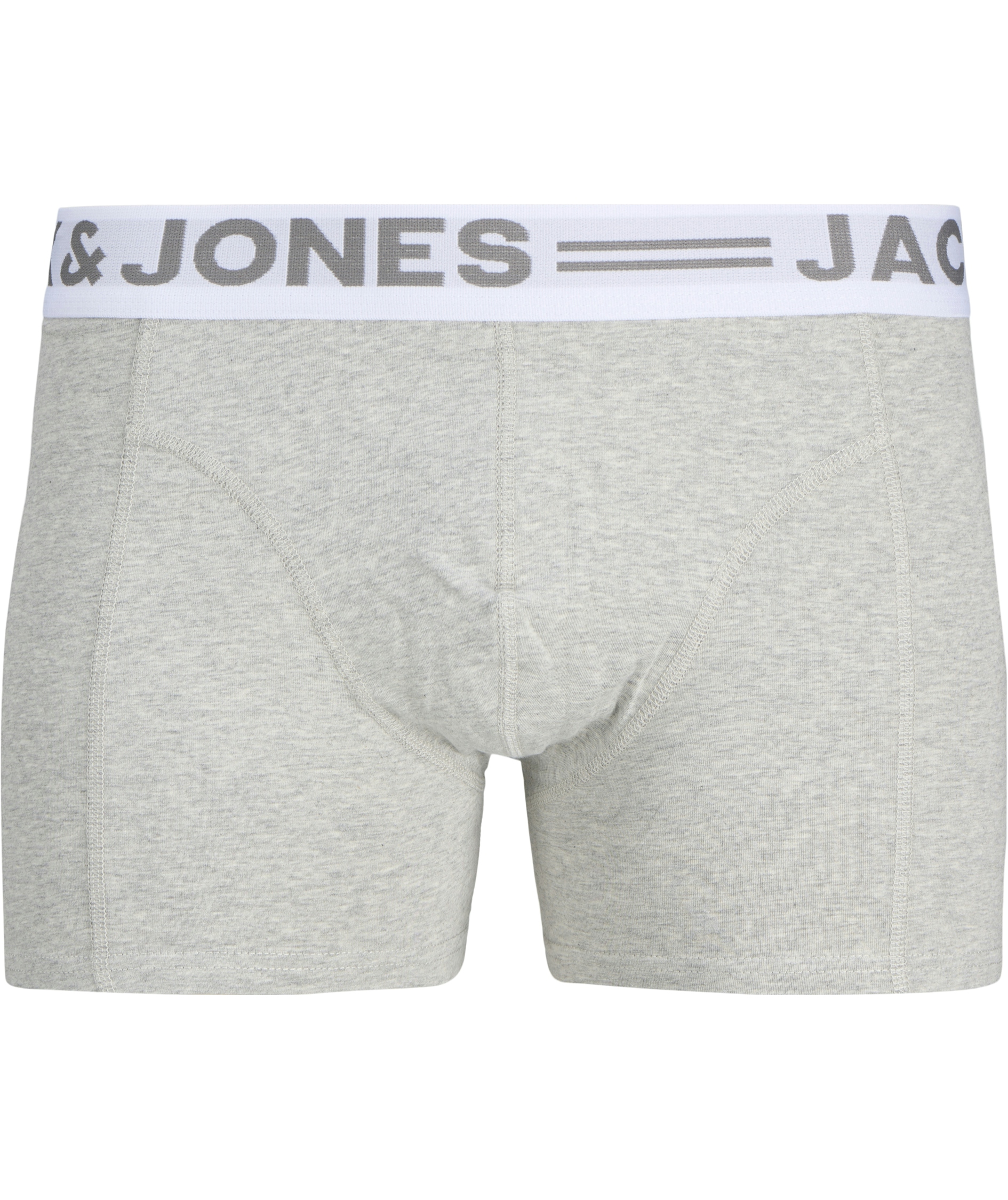 Jack & Jones Sense 3-pack boxershorts, Light Grey Melange/Dress Blues/Salsa, large image number 2