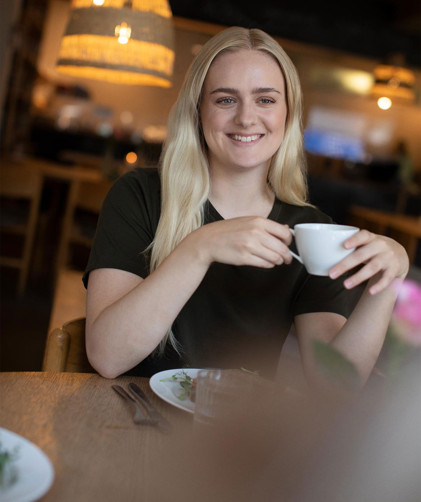 ID &oslash;kologisk dame T-skjorte, Olivengr&oslash;nn