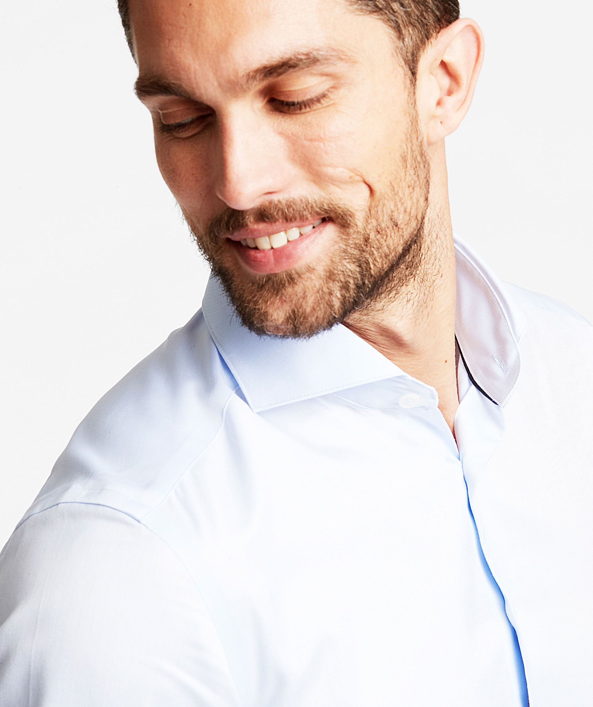 Lindbergh Twill Slim Fit Hemd, Light blue, large image number 3