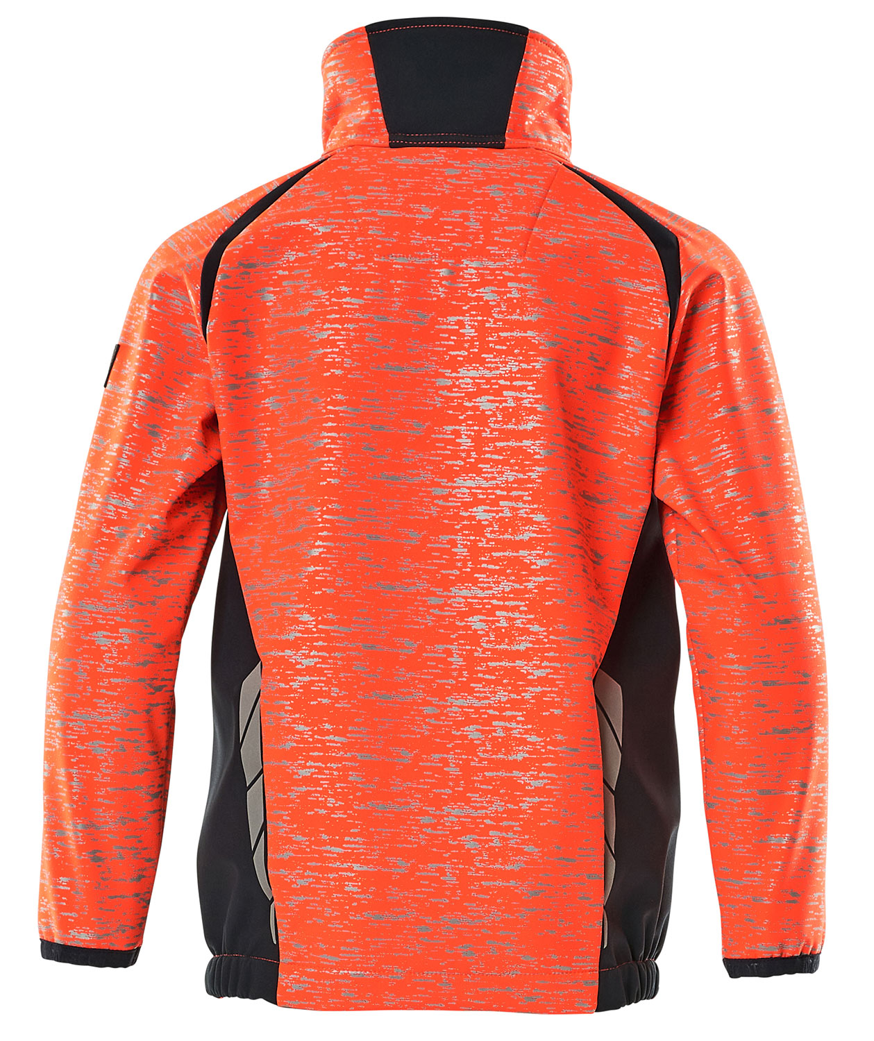 Mascot Accelerate Safe Softshelljacke f&uuml;r Kinder, Hi-Vis Rot/Dunkel Marine, large image number 2