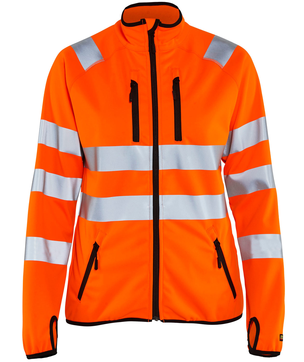 Bl&aring;kl&auml;der dame softshelljakke, Hi-vis Orange
