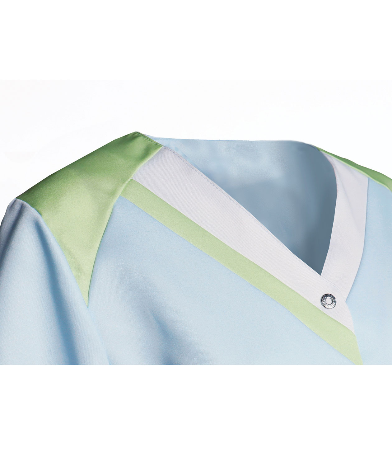 Nybo Workwear Nova Premium women's tunic, Blue/White/Green, large image number 2