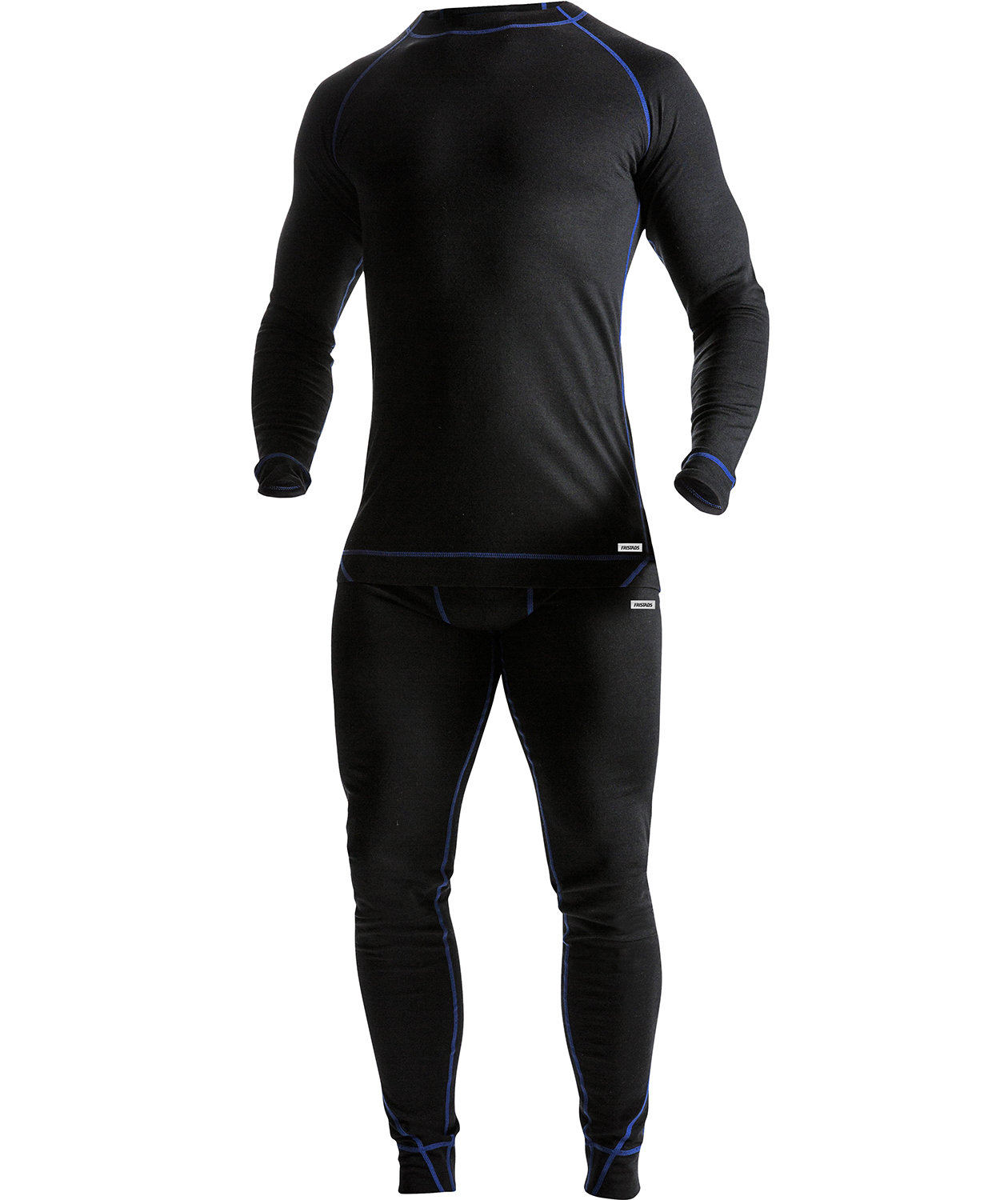 Fristads merino  underst&auml;llstr&ouml;ja 7517 med merinoull, Svart, large image number 2