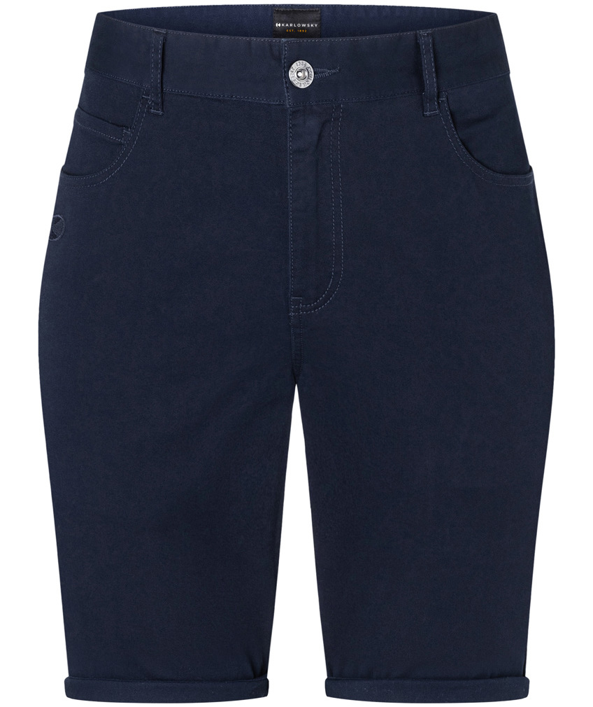 Karlowsky Classic-stretch shorts dam, Night Blue