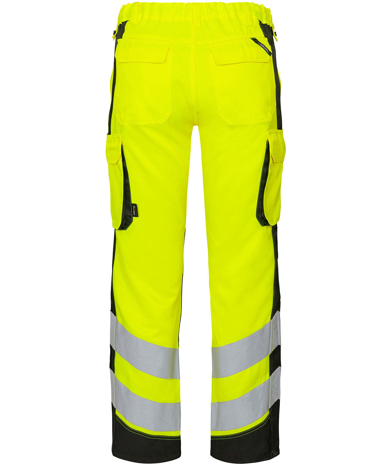Engel Safety Light arbetsbyxa dam, Varsel Gul/Svart, large image number 1