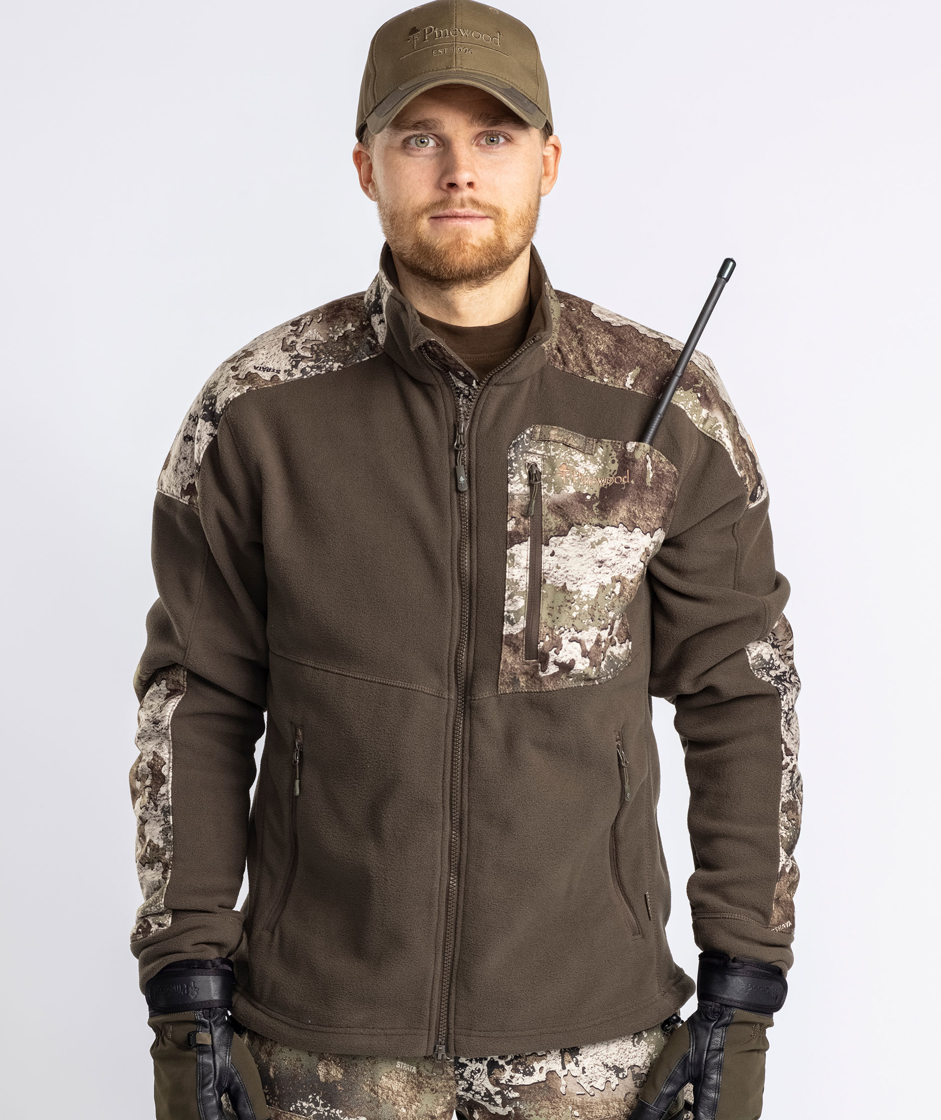 Pinewood&nbsp;Sm&aring;land Hunters Camou fleecejakke