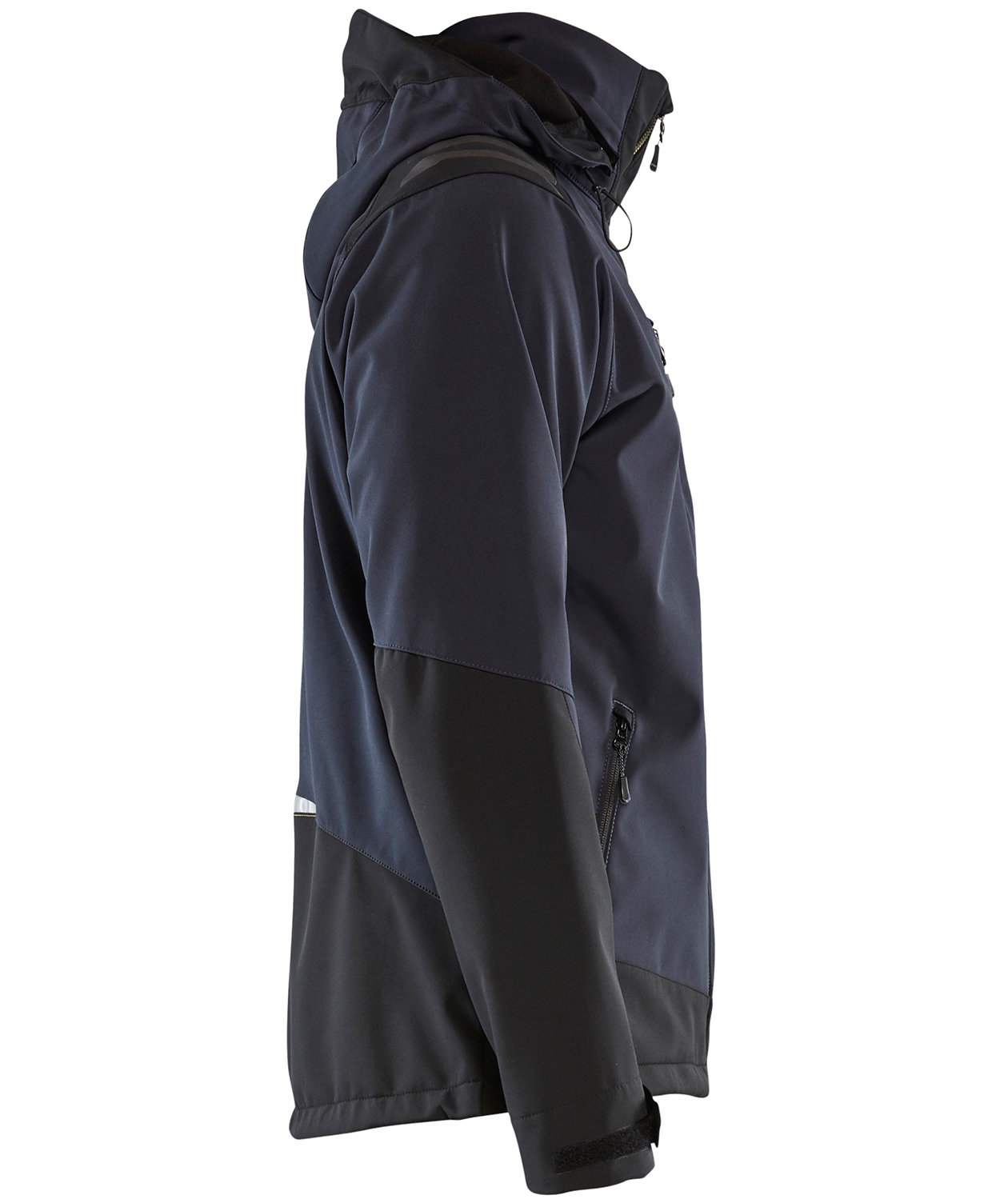 Bl&aring;kl&auml;der softshelljacka, M&ouml;rk Marinbl&aring;/Gul, large image number 3