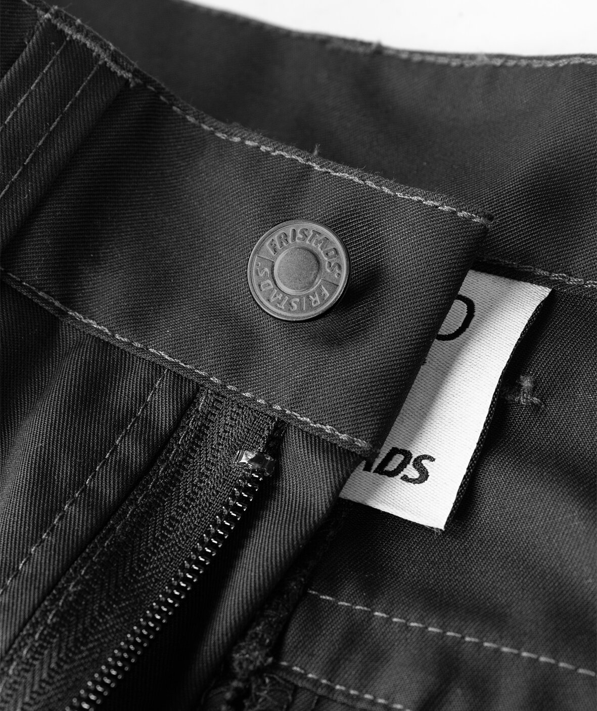 Fristads Green dame servicebukser 2689 GRT, Sort, large image number 3