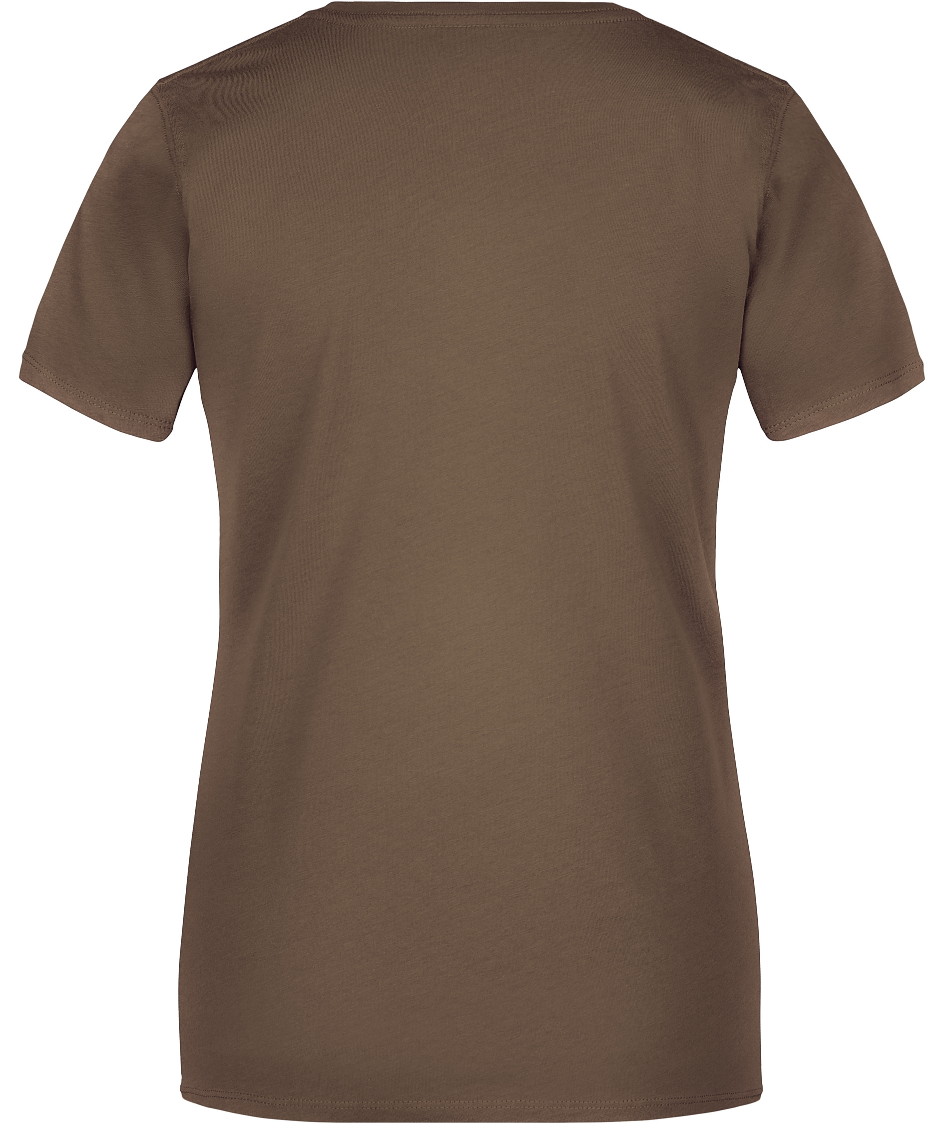 James & Nicholson Basic-T women's T-shirt, Brown, large image number 1
