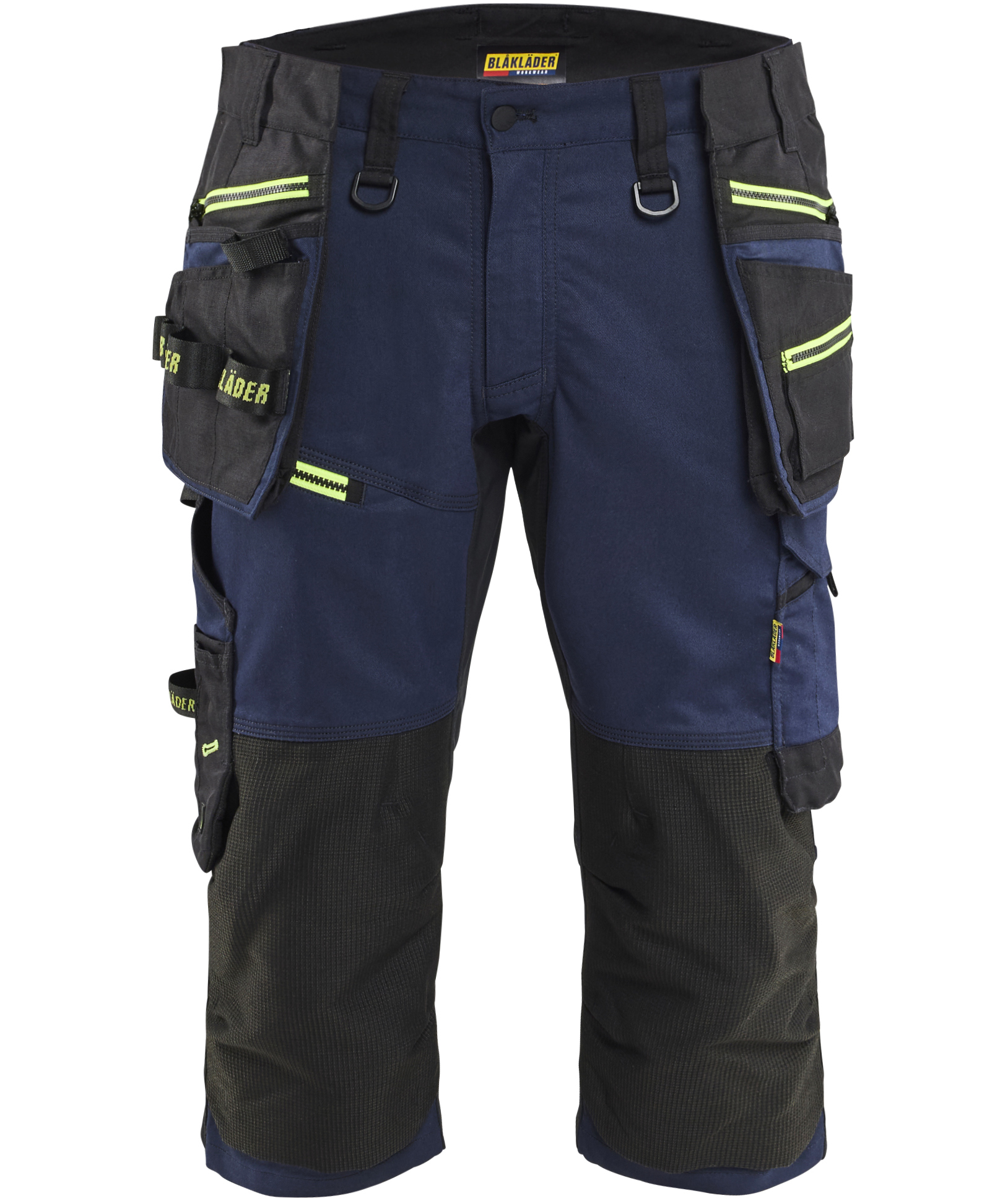 Bl&aring;kl&auml;der Striker craftsman knickers, Dark Marine/Hi-Vis Yellow, Dark Marine/Hi-Vis Yellow, swatch
