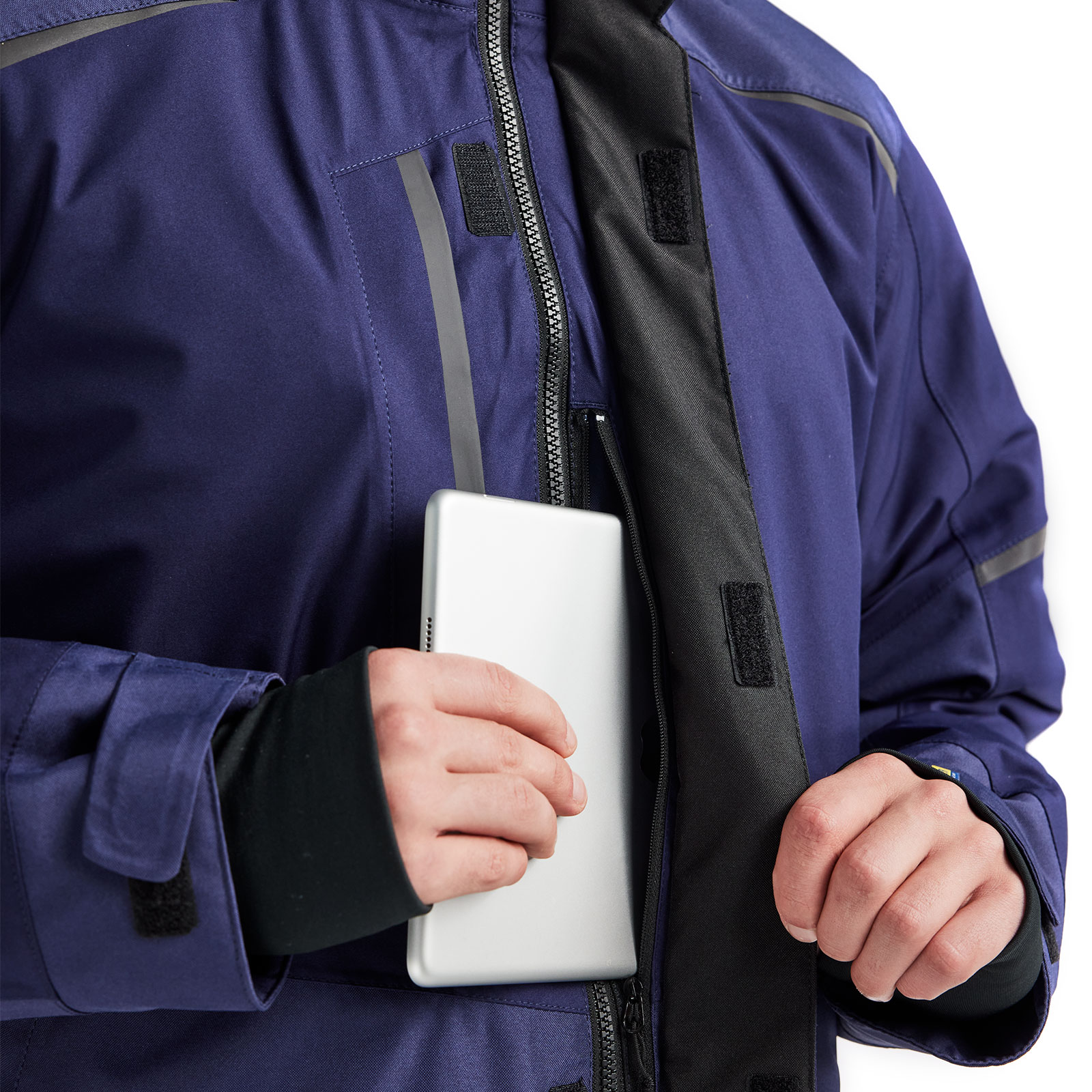 Bl&aring;kl&auml;der vinterjakke, Marine, large image number 5