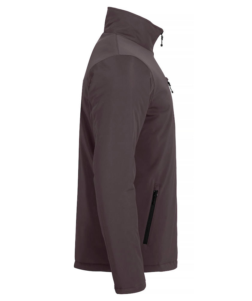 Clique lined softshell jacket, Dark Grey, large image number 3