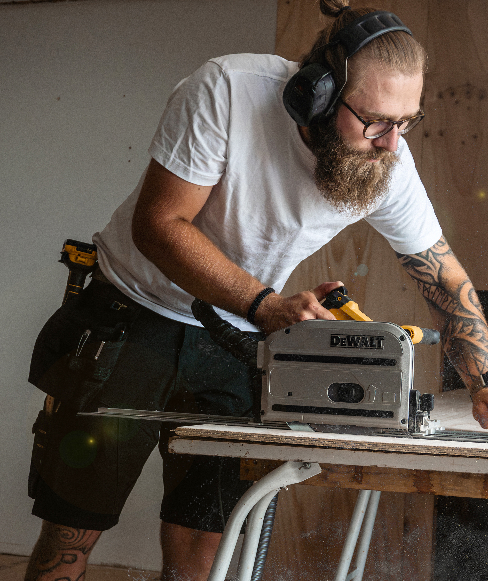 Westborn h&aring;ndv&aelig;rkershorts full stretch, Black, large image number 12