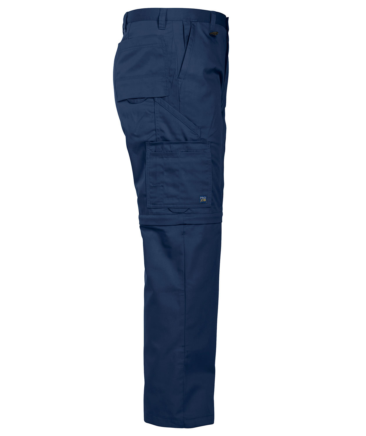 ProJob servicebukser med zip off 2502, Marine, large image number 3