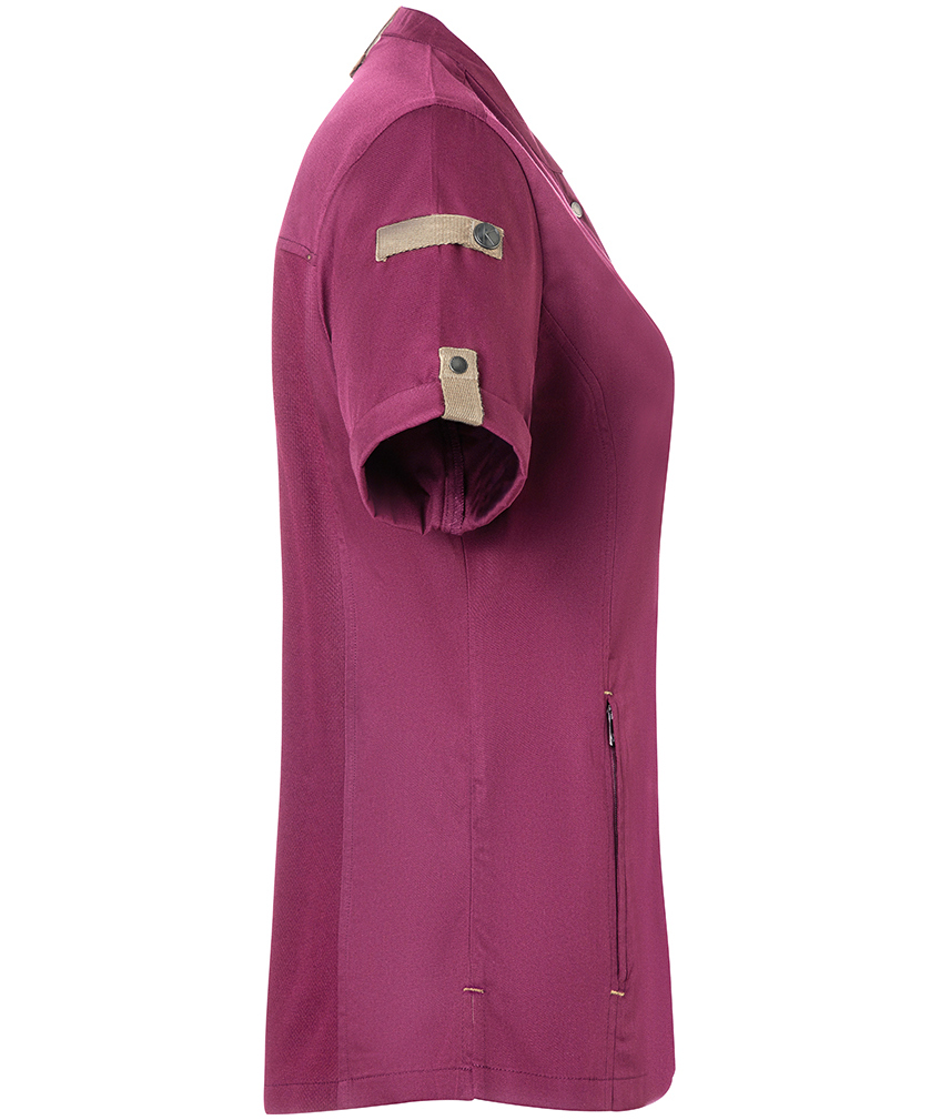 Karlowsky Green-Generation kort&auml;rmad kockjacka dam, Fuchsia, large image number 4